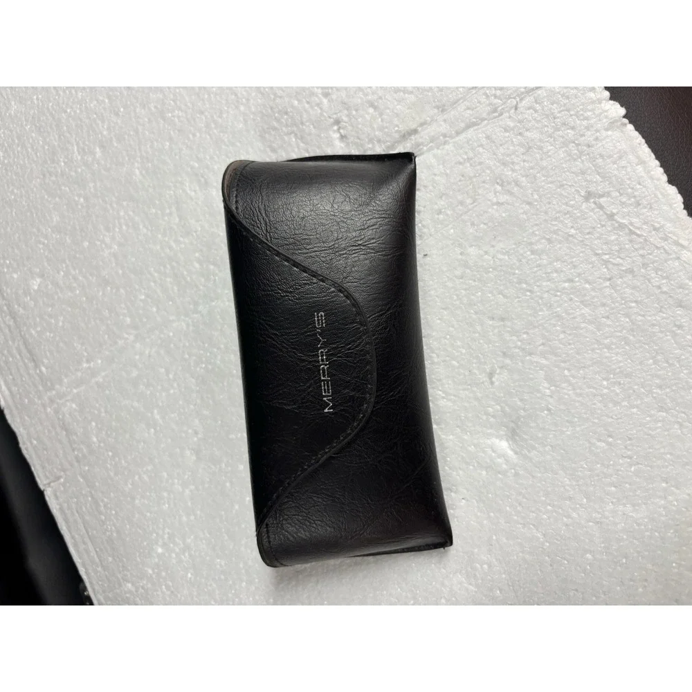 MERRY'S S8286 Polarized Sunglasses Black Square Frame Design In Italy